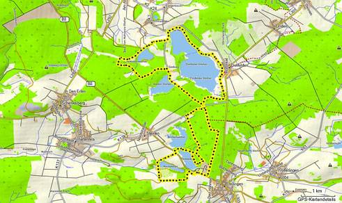 GPXTRack WWV-Wanderung 6 Weiher WW-Seenplatte