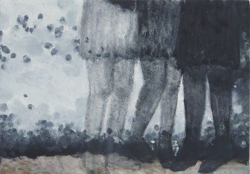 Spielen 48x68cm 2005 oil on canvas