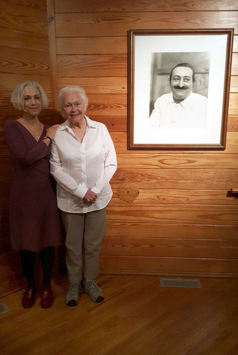 June 2017 : Ella with her daughter Viola at the Meher Center, Myrtle Beach, SC.  Photo taken by Anthony Zois