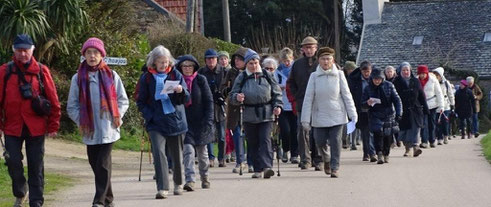 La procession des marcheurs