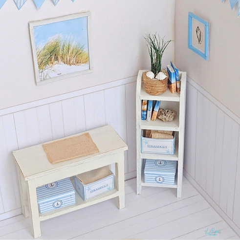 Miniatur-Strandzimmer 1:12