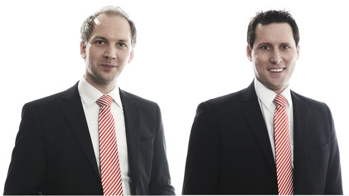 Links Kevin Langner, ab 2017 neuer BFV-Geschäftsführer, rechts Michael Lameli künftig Gneraldirektor des DLV. Foto: BFV