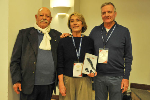 Nella foto da sx Michele Dodde, Simona Ludovisi, Paolo Castagnini (Foto Lauro Bassani)