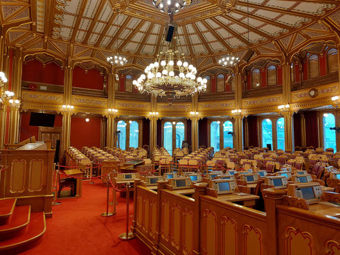 Im norwegischen Parlament