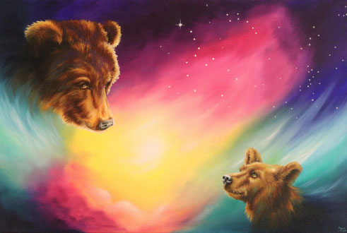 Hiob-Serie - Ausstellung - Kunst - Ölgemälde - Bären - Sternbilder - Orion