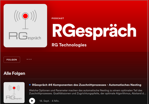 RGespräch RG Technologies Podcast Spotify