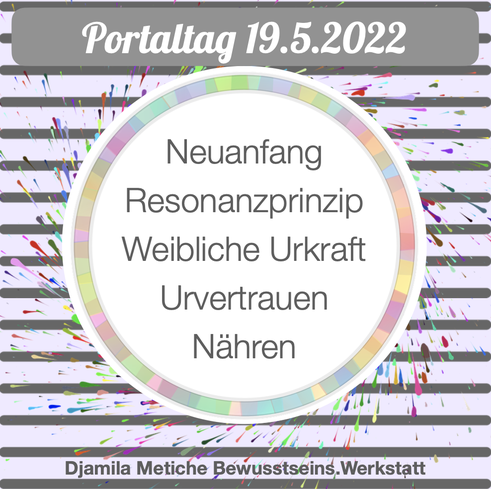 Portaltag 19.5.2022: Neubeginn