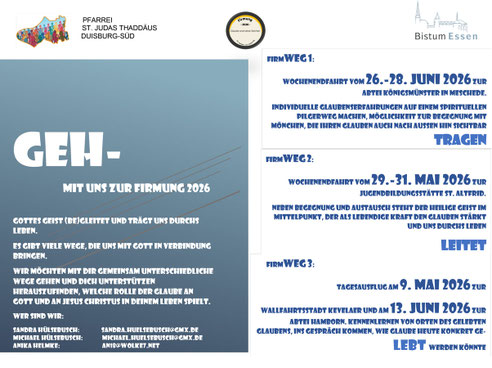 Flyer Firmwege 1, 2 und 3