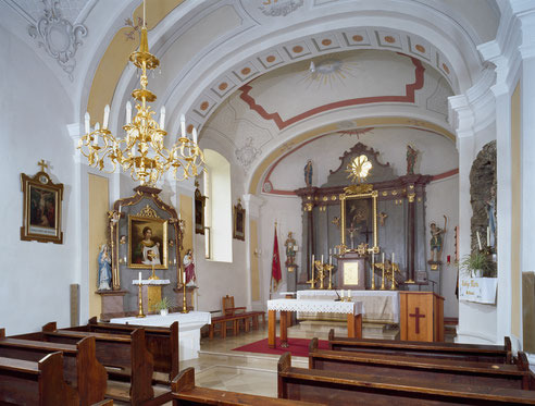 Filialkirche Karl nach der Innenrenovierung 2010