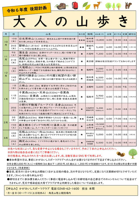 大人の山歩き