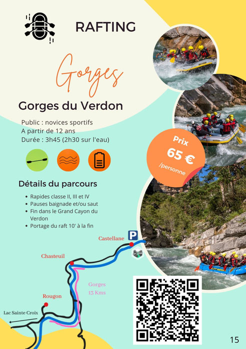 rafting sportif verdon, rafting verdon, raft sport verdon, rafting eau vive verdon