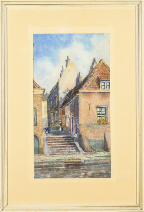 te_koop_aangeboden_een_aquarel_kunstwerk_van_de_nederlandse_kunstschilder_martin_van_waning_1889-1972_hollandse_school