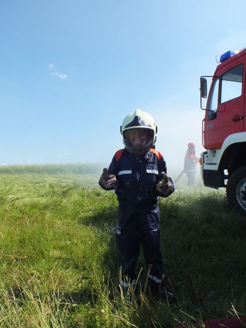 Wenn wir groß sind werden wir Feuerwehrmänner