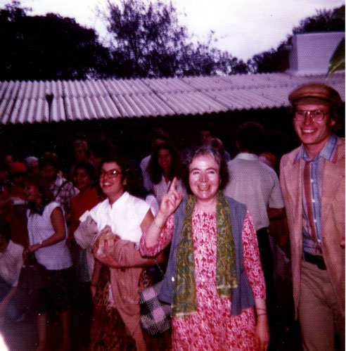 Charles with Mani Irani and Heather Nadel behind her - India.