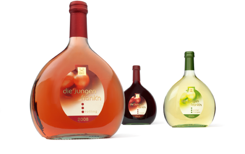 GWF - Die Jungen Frank'n - Frankn - Franken - Wein - Exklusiv - Relaunch - Marke - Rotwein - Weißwein - Packaging - Design - DesignKis - Verpackung