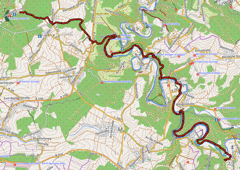GPXTrack 10. Etappe WW-Steig - Marienthal - Astert