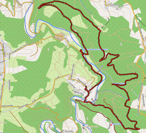 GPXTrack Glück-Auf Tour Helmeroth