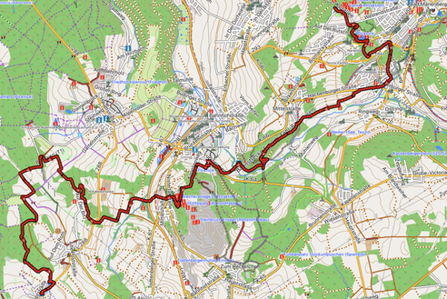 GPXTrack 7. Etappe WW-Steig  Bad Marienberg - Linden