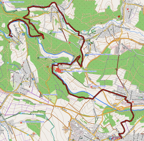 GPXTrack 10. Etappe WW-Steig - Marienthal - Astert