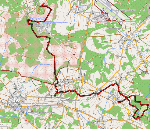 GPXTrack "9 km „Gipfeltour“ – über die drei höchsten Gipfel des Westerwaldes"