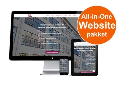 Website laten maken all-in-one website pakket