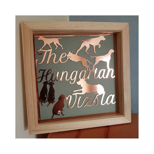Chantals Gifts, made in wheathampstead, hertfordshire UK, hungarian viszla designs, created with care.