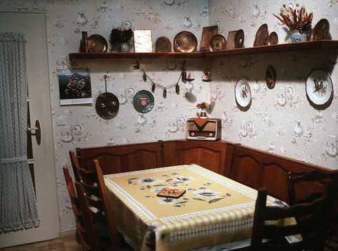 Wo einst ds Schandmaul der Lindenstraße Regiment führte: Else Klings Küche im Technik-Museum Speyer. Foto: Technik-Museum Speyer