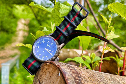Nato Long PVD »Geronimo« an Hanhart Watchlounge Edition
