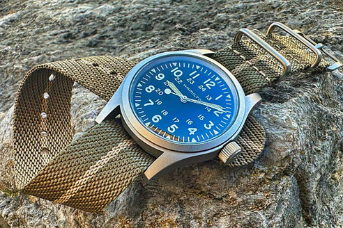 Neu: Solitary Nato »Duran« an Hamilton Khaki Mech