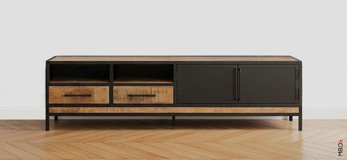 Le style Industriel qui honore les années d'architecture d'usine mêlant métal, bois et autres matières primitives pour valoriser la robustesse et l'efficatité de cet ère