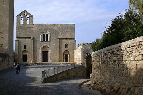 Tarquinia. Chiesa di Santa Maria in castello (foto Ansa)