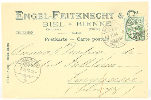Engel-Feitknecht Postkarte 1904 © engel-art.ch
