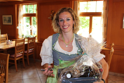 Ramona Oehri, Siegerin Casting 2013, wurde beim Winzerfest zur 6. WK gekührt