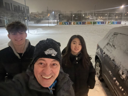 Jakob Wilder, Albert Wilder und Fang Molei begaben sich auf winterliche Reise nach Neulengbach. Mit einem 6:1-Sieg im Gepäck startete die Rückrunde alles andere als frostig.