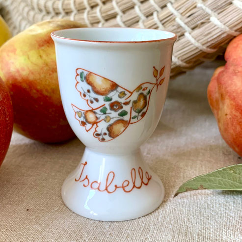Coquetier Colombe Liberty Terracotta