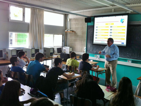 xerrada emprenedoria alumnes de 3r d'eso octubre 2014