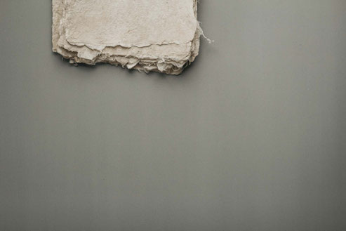 handmade paper a blank page deckled edges