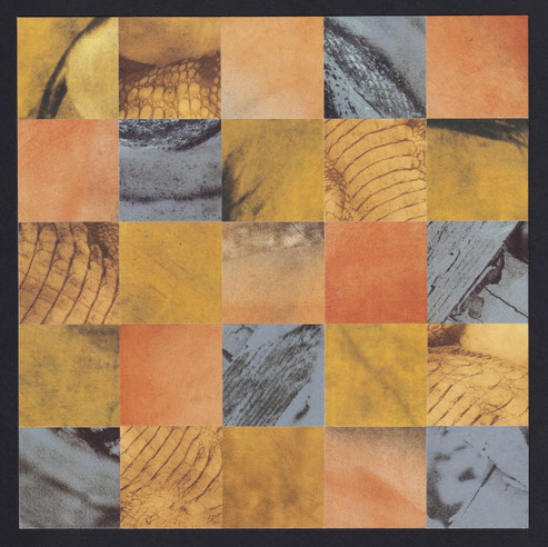 Papiercollage von Klaus Becker, Kassel