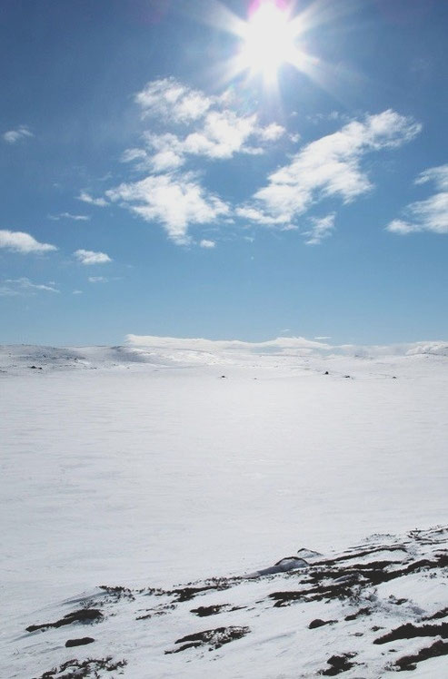 bigousteppes norvège route neige