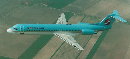 Bei Korean Air wurde die MD-82/-83-Flotte durch Fokker 100 ergänzt/Courtesy: Fokker