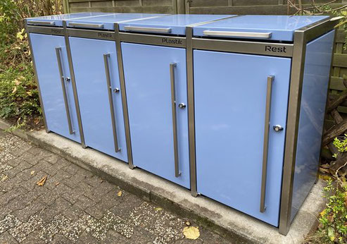 Mülltonnenboxen für Weiden