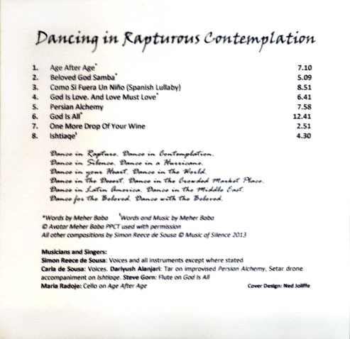 CD ; back cover