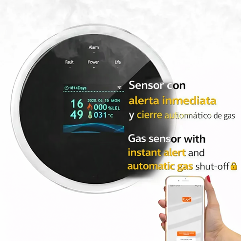 Sensores inteligentes que alertan a tiempo con válvulas de cierre de gas 