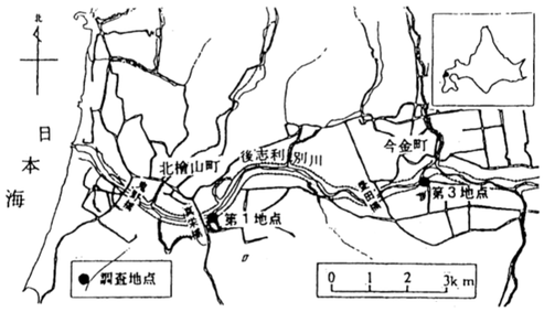 図5　調査位置図（中村ほか，1998)