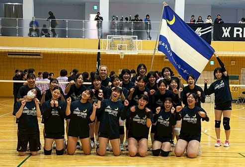 26年度春季関西リーグで準優勝した女子部