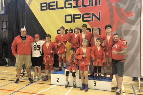 Krav Maga Combatives Hanau Luta Livre Catch Wrestling BJJ Starke Leistungen der Sambo Vikings bei den Belgium Open 2026