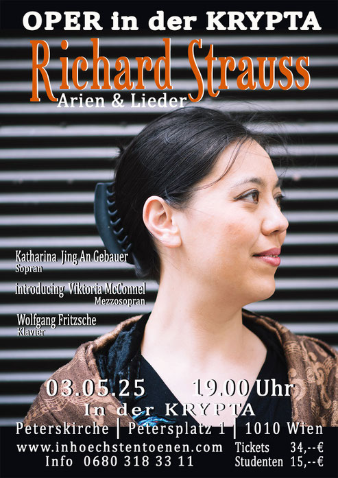 Richard Strauss - Katharina Gebauer - Meisterwerke für Sopran und Mezzosopran  in der KRYPTA
