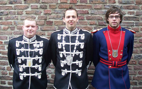 Jungkönig Stefan Hansen - Ritter Andy Heinen & Fritjof Lukossek