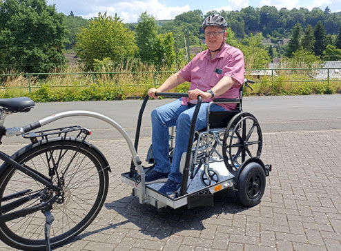 Auch große und korpulente Menschen können mit!