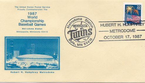 Minnesota Twins World Championship Baseball Games Humphrey
